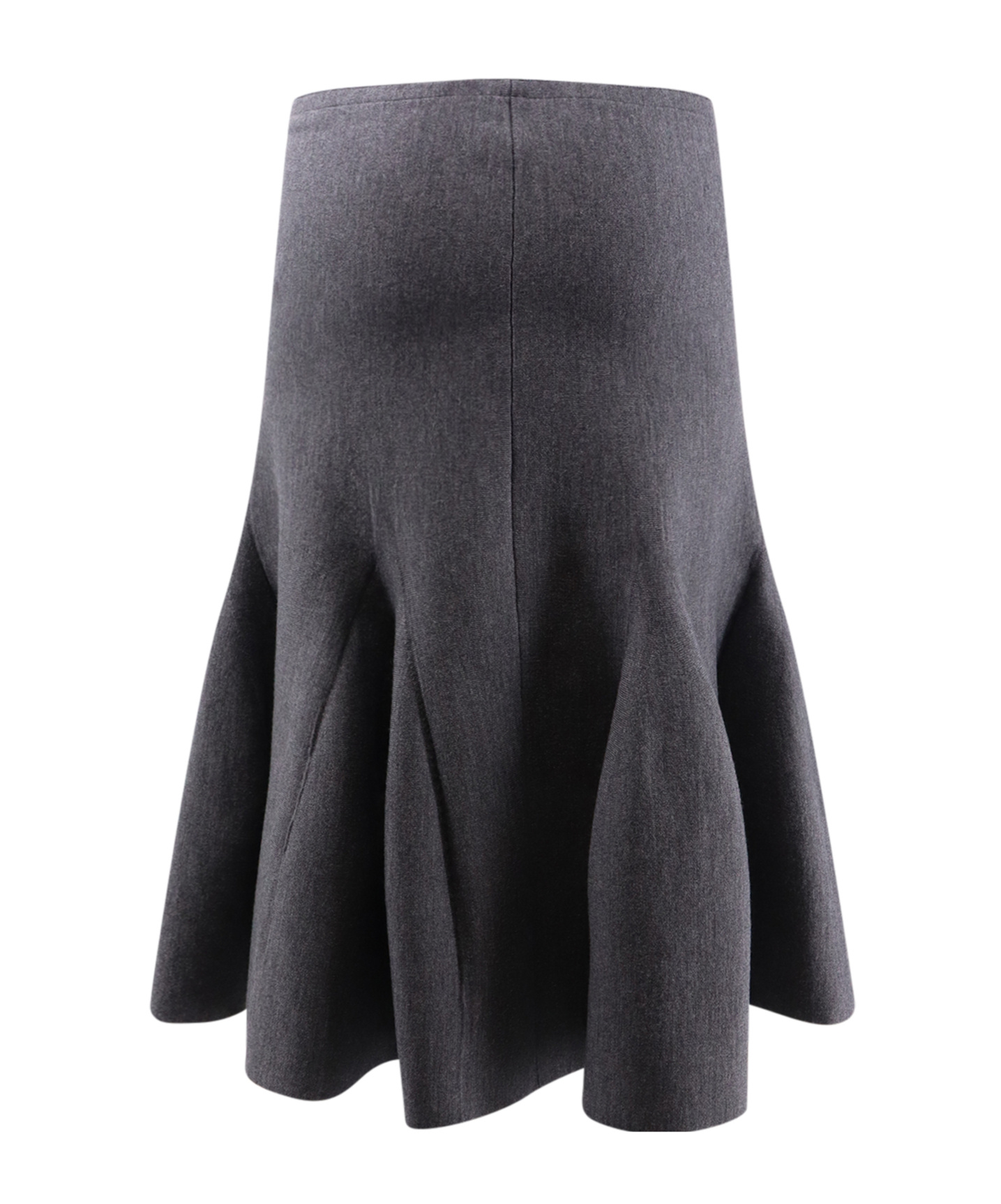 Shop Alaïa Mélange-effect Midi Skirt In Black