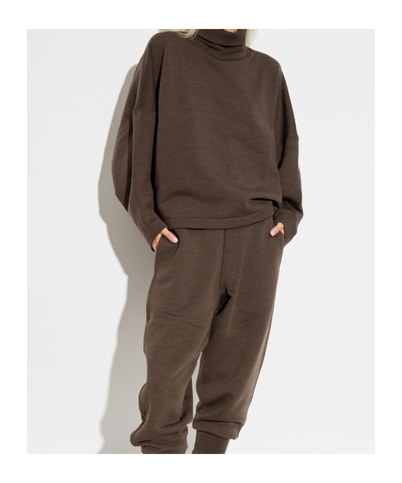 Lemaire Roll Neck Long-sleeve Jumper In Brown