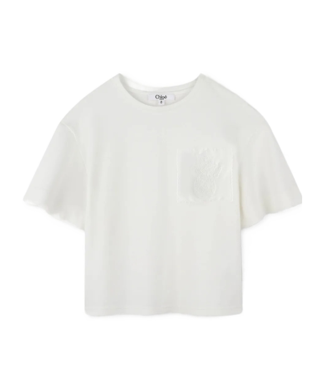 Chloé Short Sleeve T-shirt In White