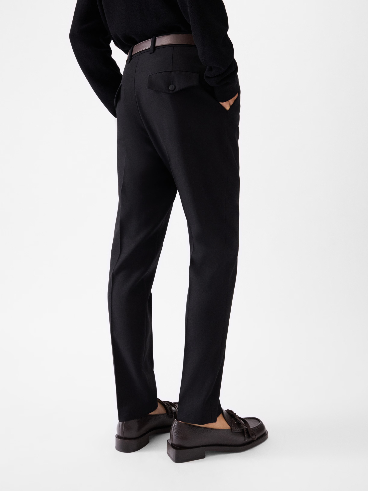 Jacquemus Casual Pants With Belt Loops In Brown