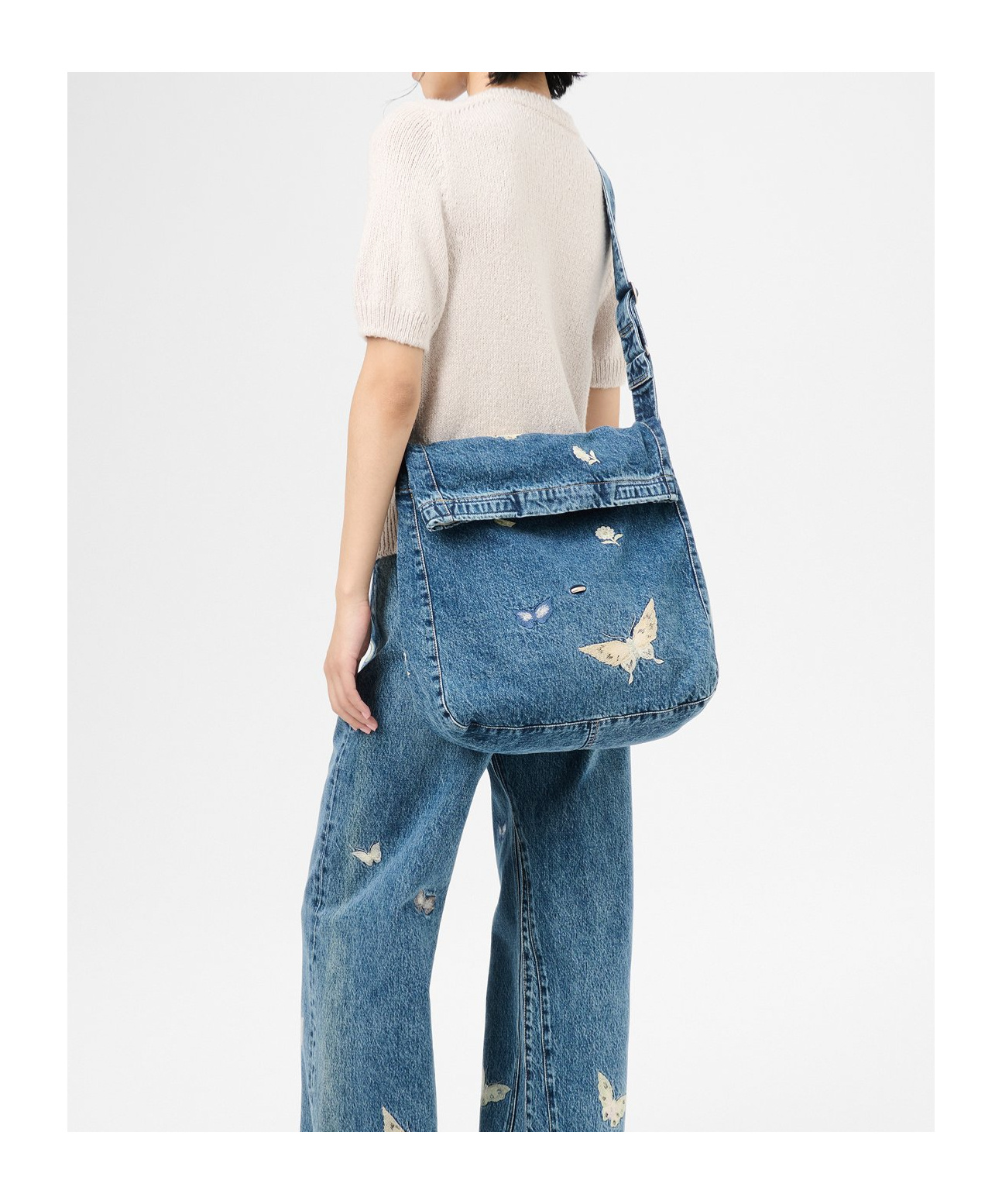 【関税込み】OUR LEGACY ブルー Sling バッグ Our Legacy - Sling Bag Indigo Butterfly