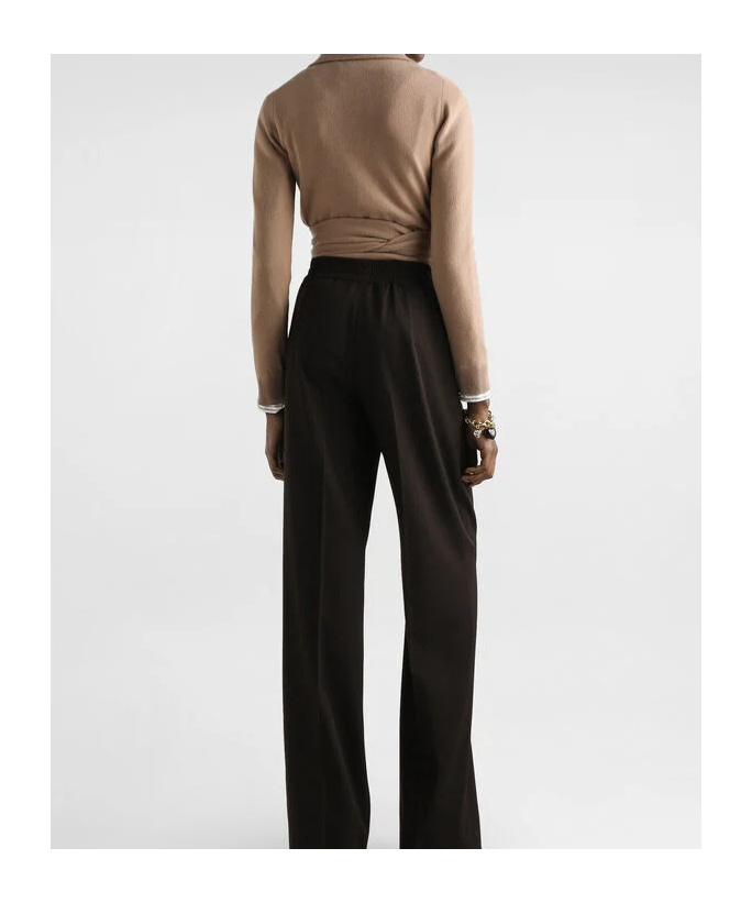 Dolce & Gabbana Long-sleeved Cardigan In Brown