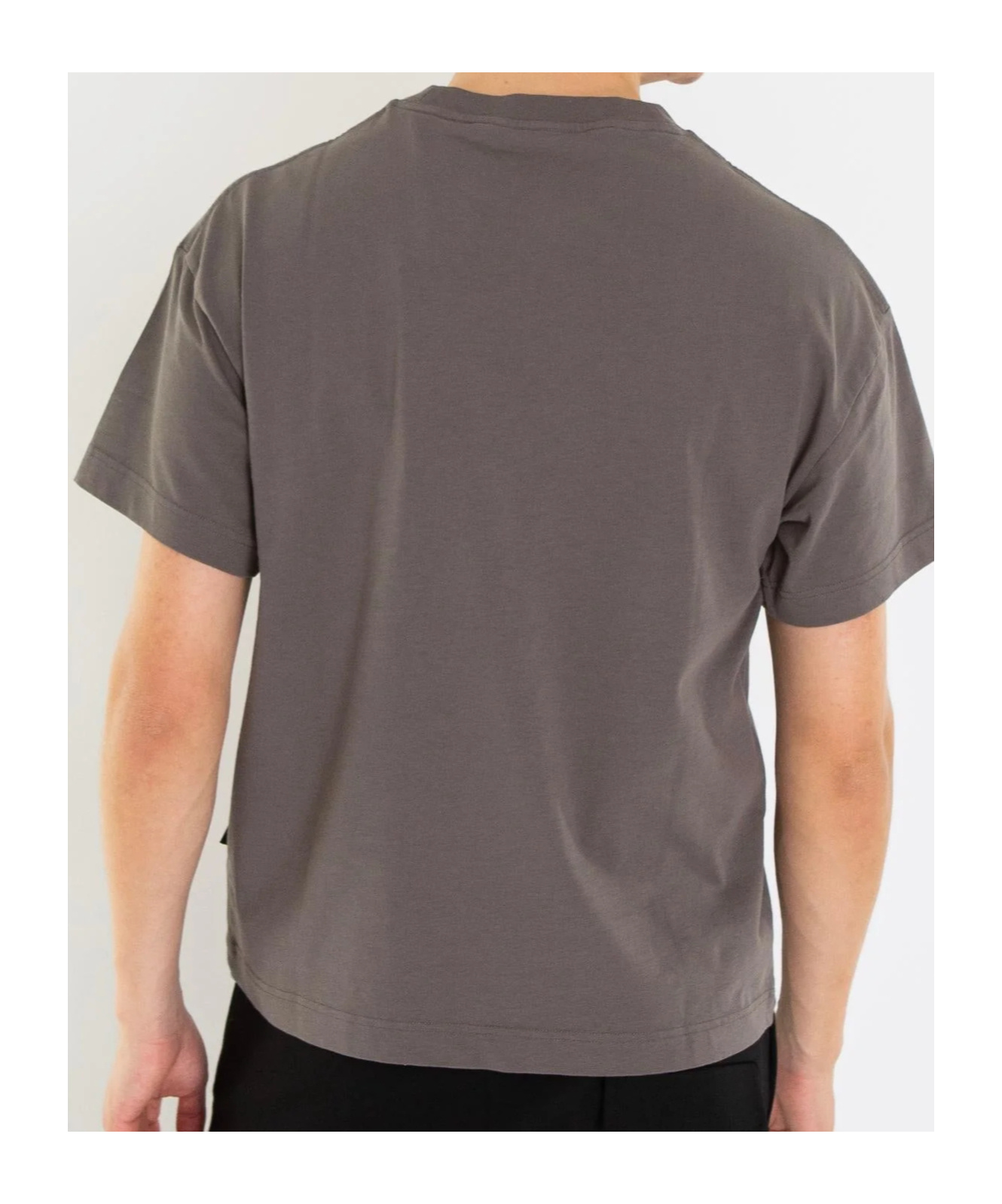 Palm Angels Teddy Bear Graphic Relaxed Fit T-shirt In Gray