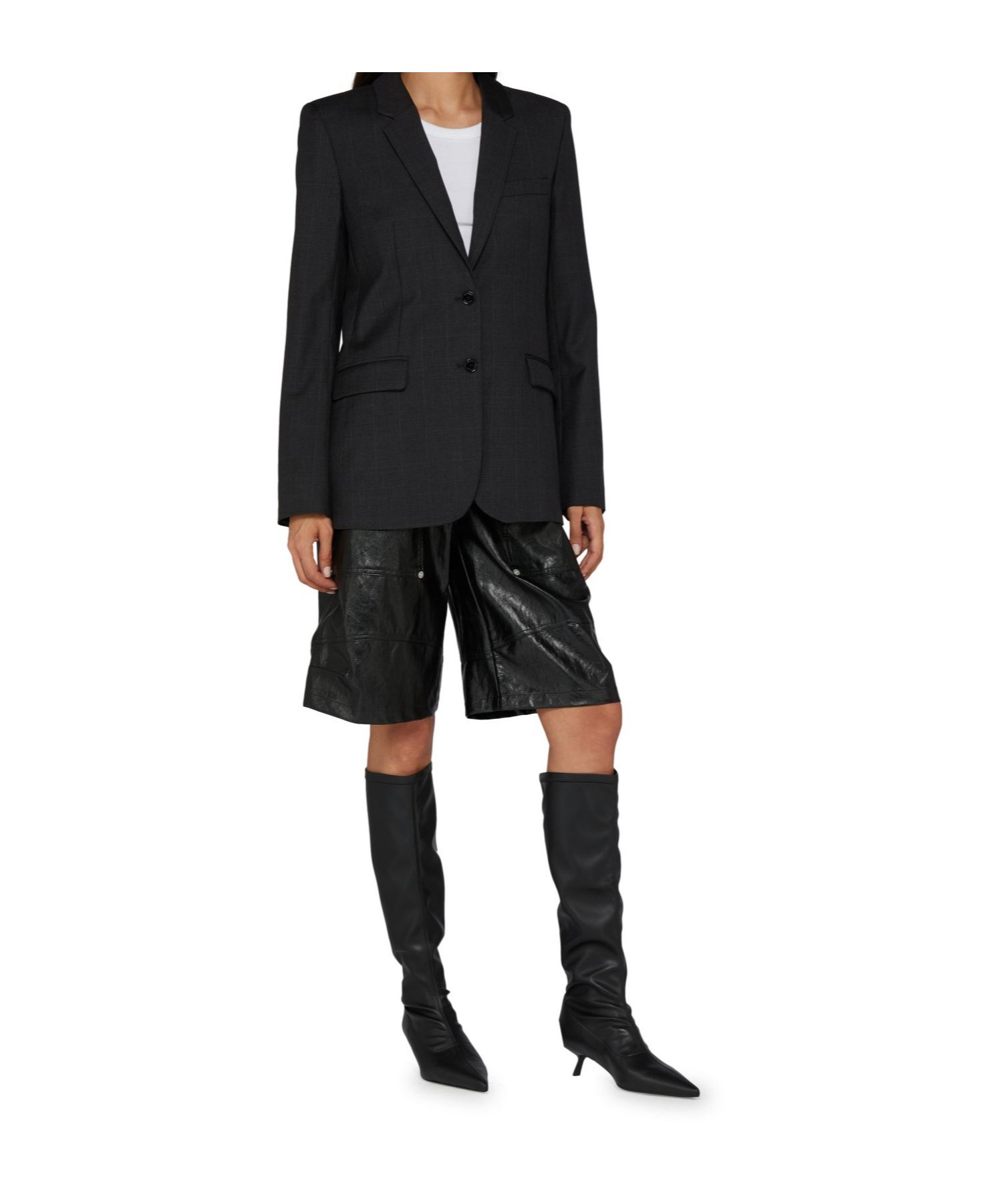 Isabel Marant Long-sleeved Suit Jacket In Black