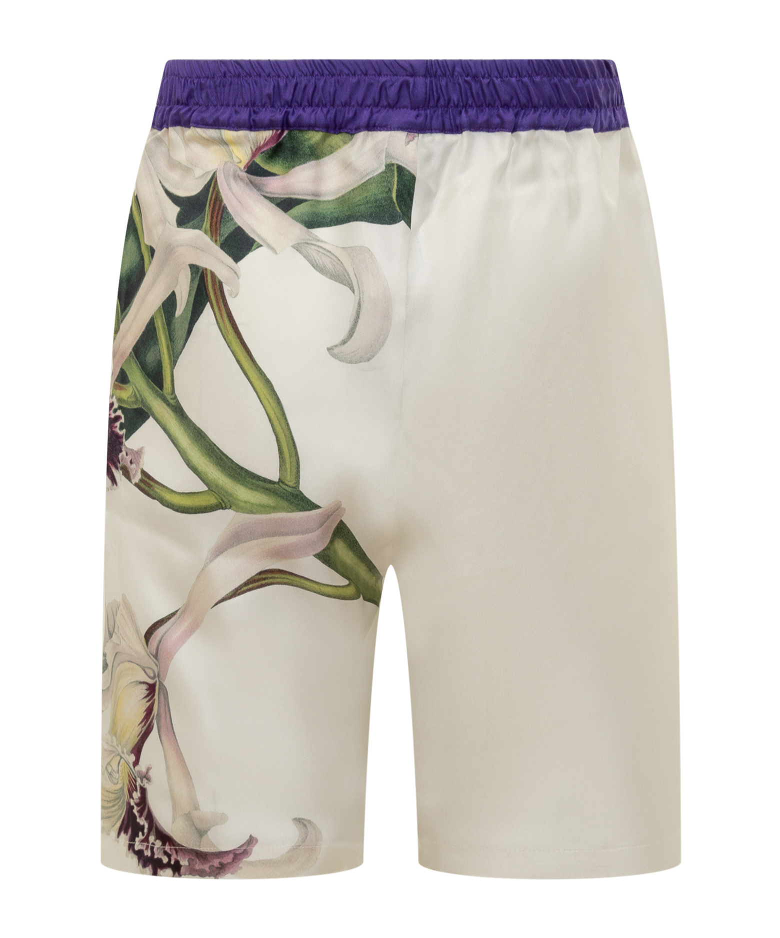 Pierre-louis Mascia Silk Shorts In Nude