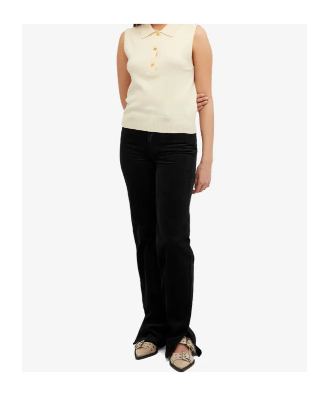 ANINE BING STRAIGHT-LEG CORDUROY TROUSERS