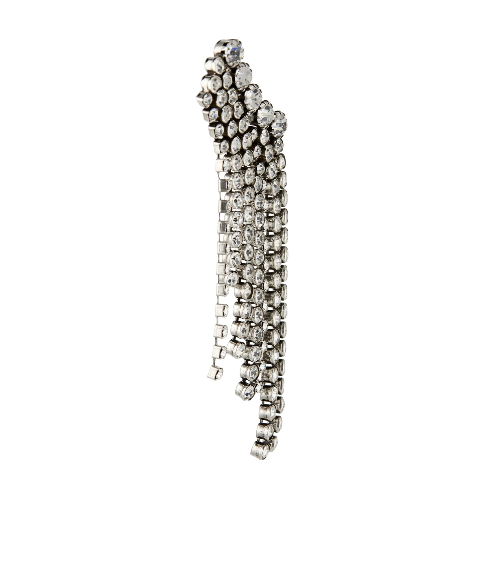 Shop Isabel Marant Fringe Earrings In Gray