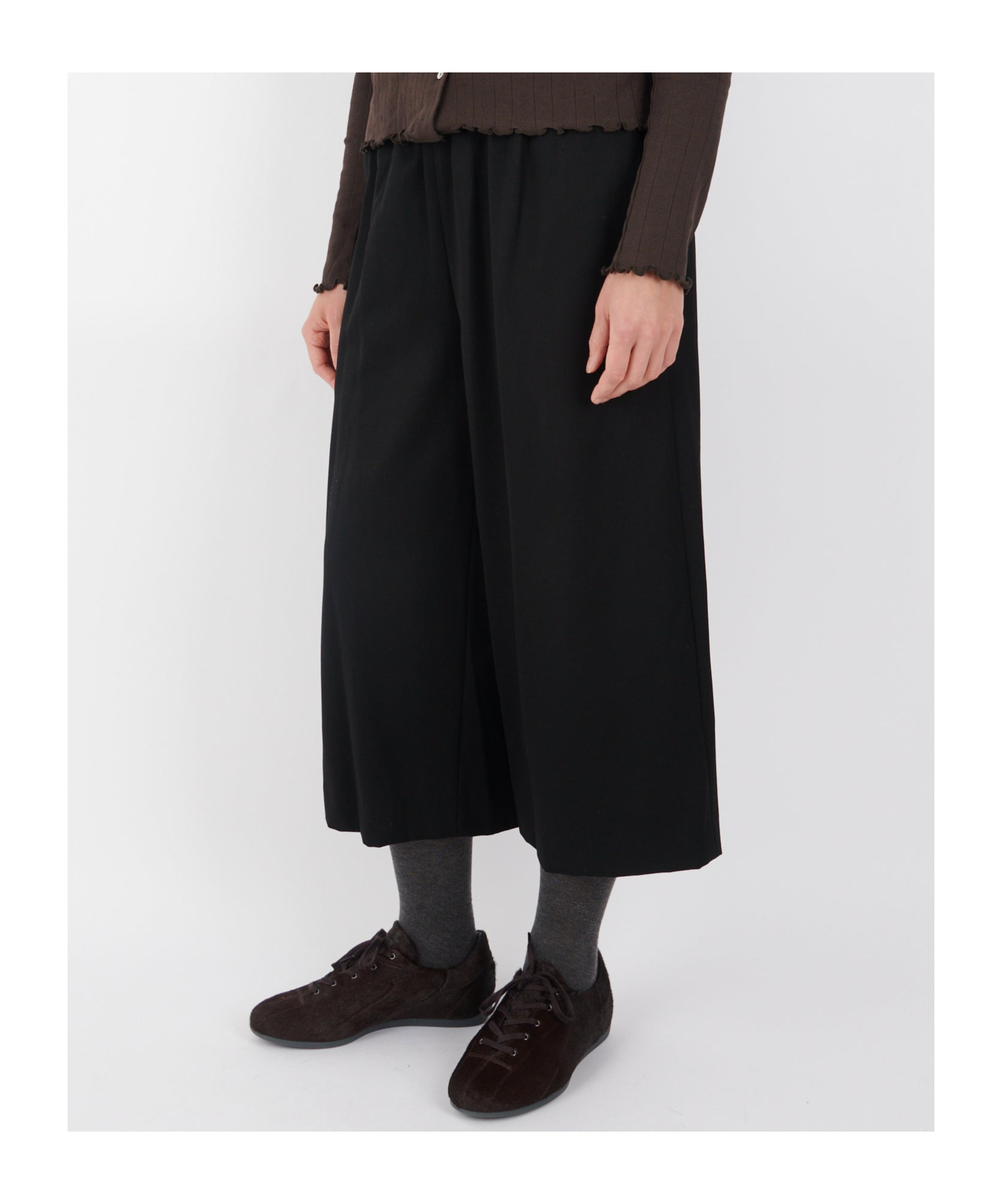 Comme Des Garçons Elastic Waist Casual Pants In Black