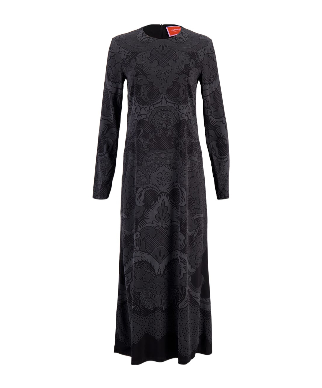 La Doublej Swing Midi Dress In Black