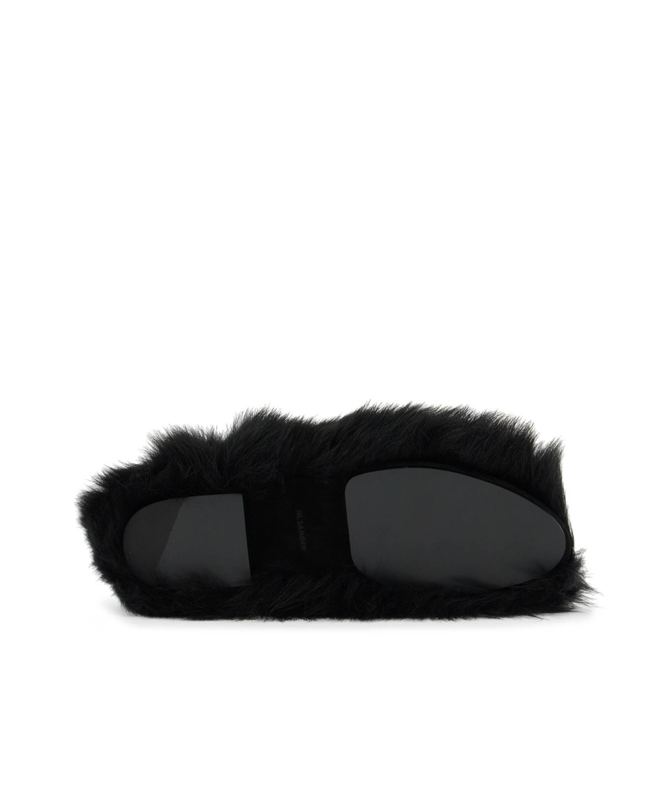 Jil Sander Fur-lined Slip-on In Black
