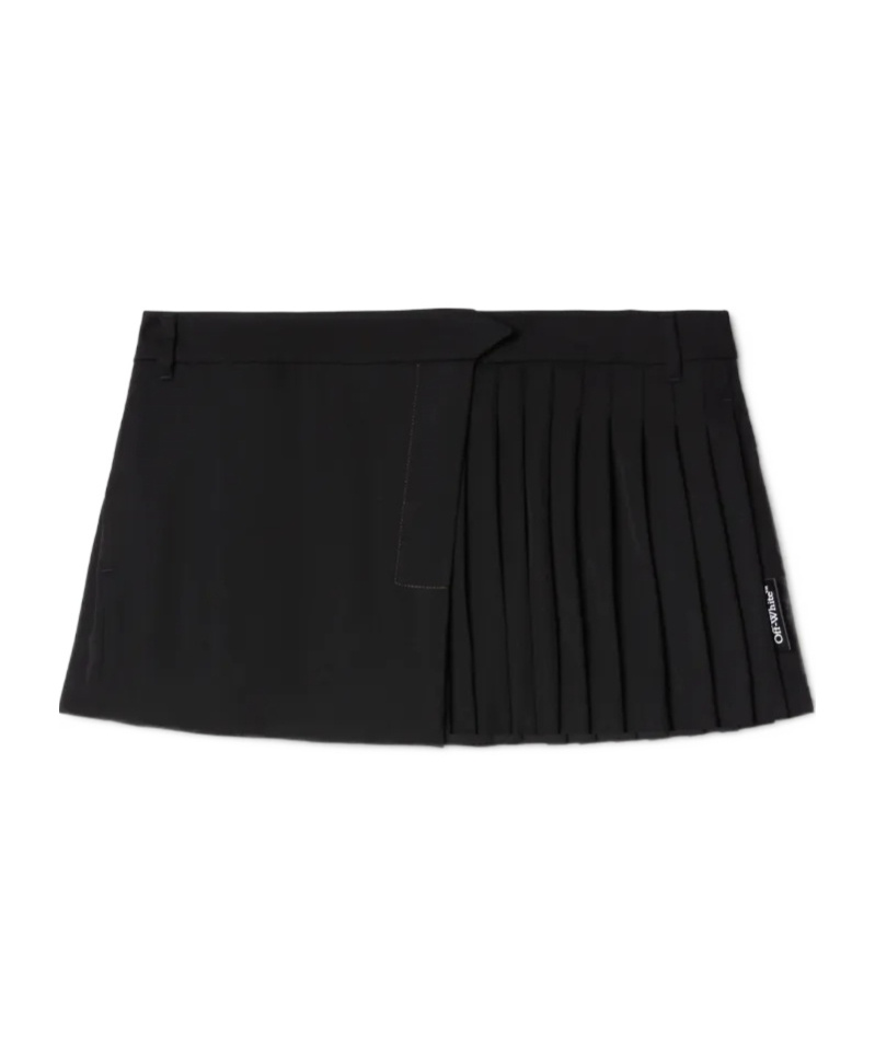 Off-white Savana Mini Skirt In Black