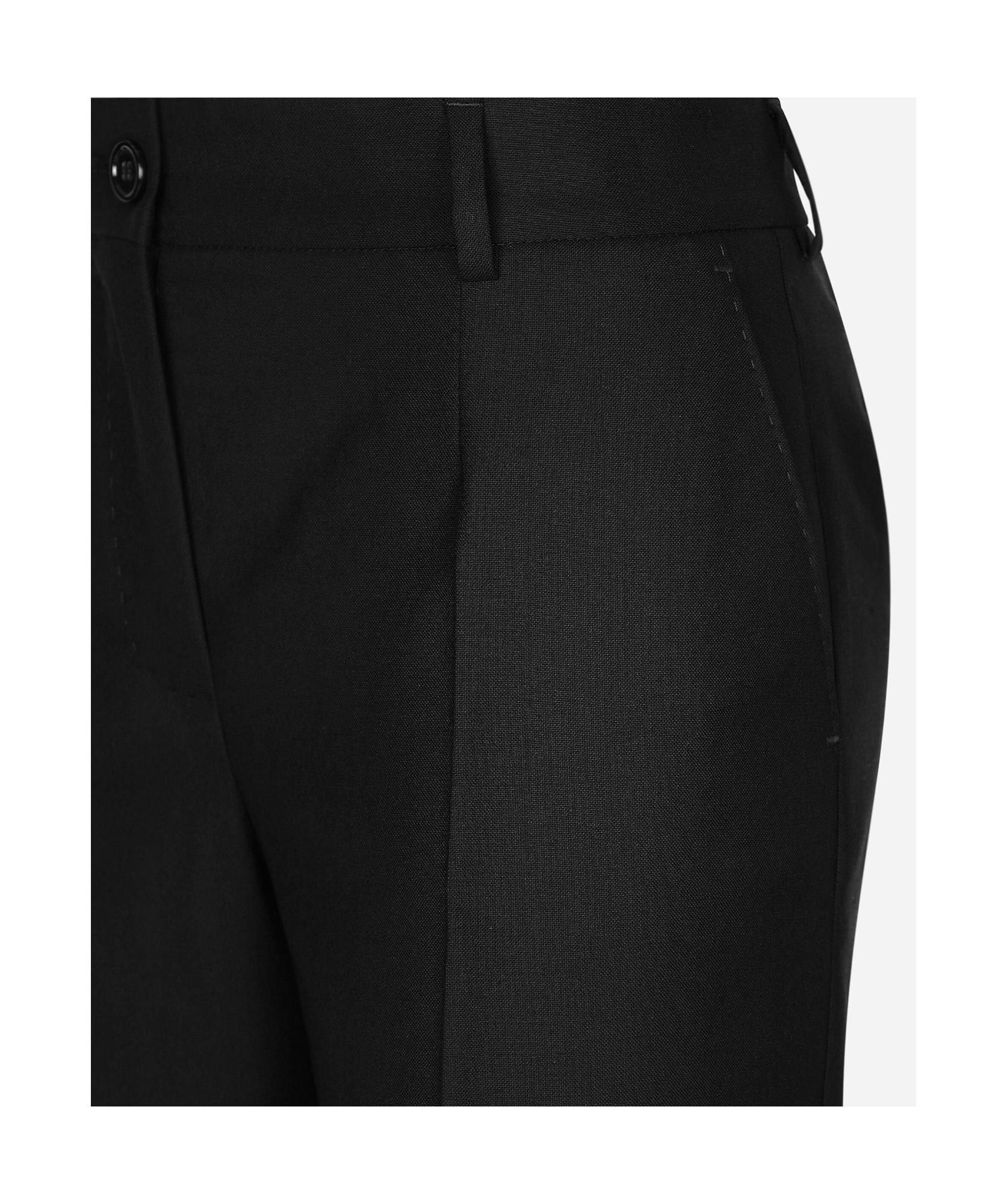 Dolce & Gabbana Casual Pants With Belt Loops In Black