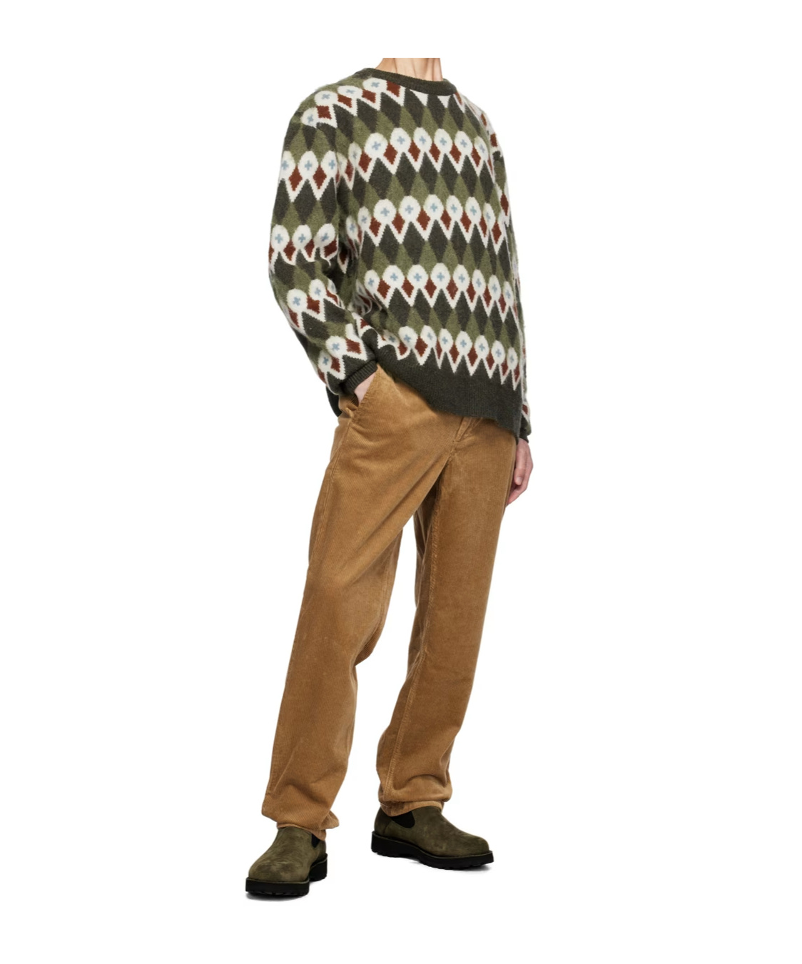 Norse Projects Rune Jacquard Pattern Sweater In Multicolor