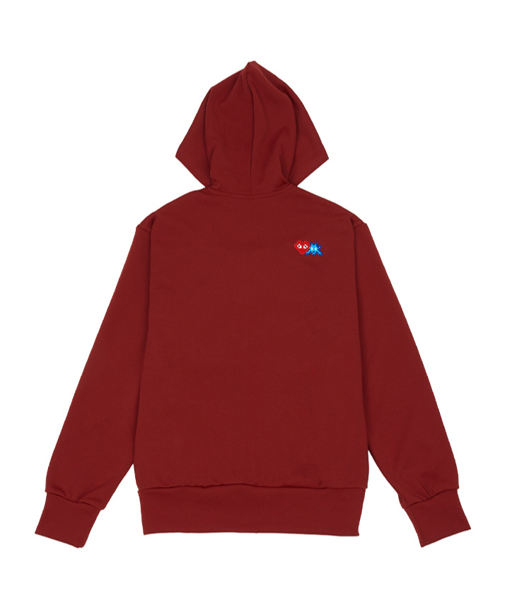 Comme Des Garçons Play X Invader Pixelated-heart Hoodie