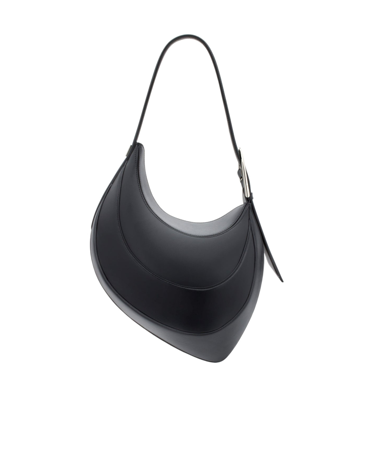 MUGLER SPIRAL CURVE SHOULDER BAG