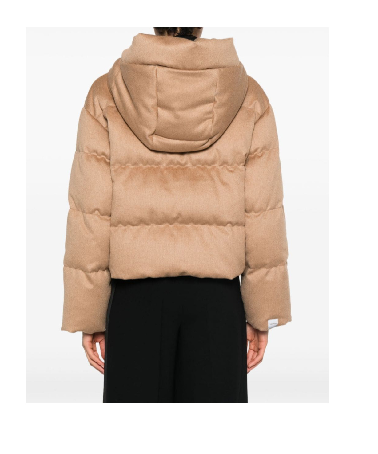 Max Mara Long-sleeved Cotton Jacket In Brown