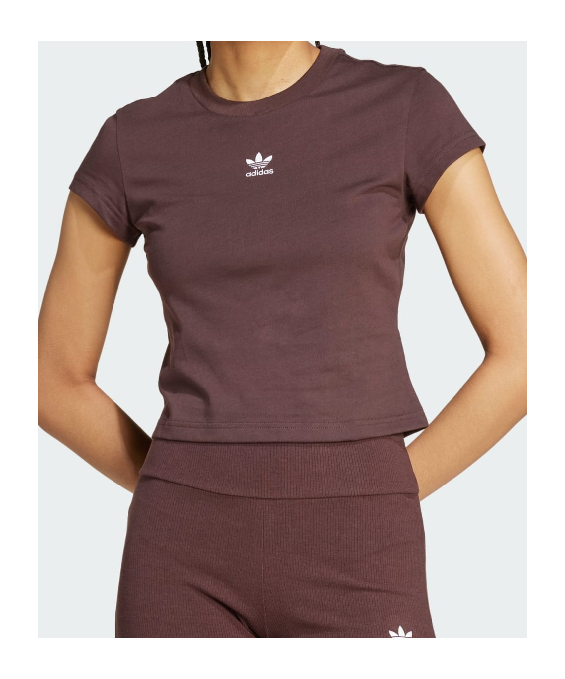 Adidas Originals Open-necked Black Shirt In Red