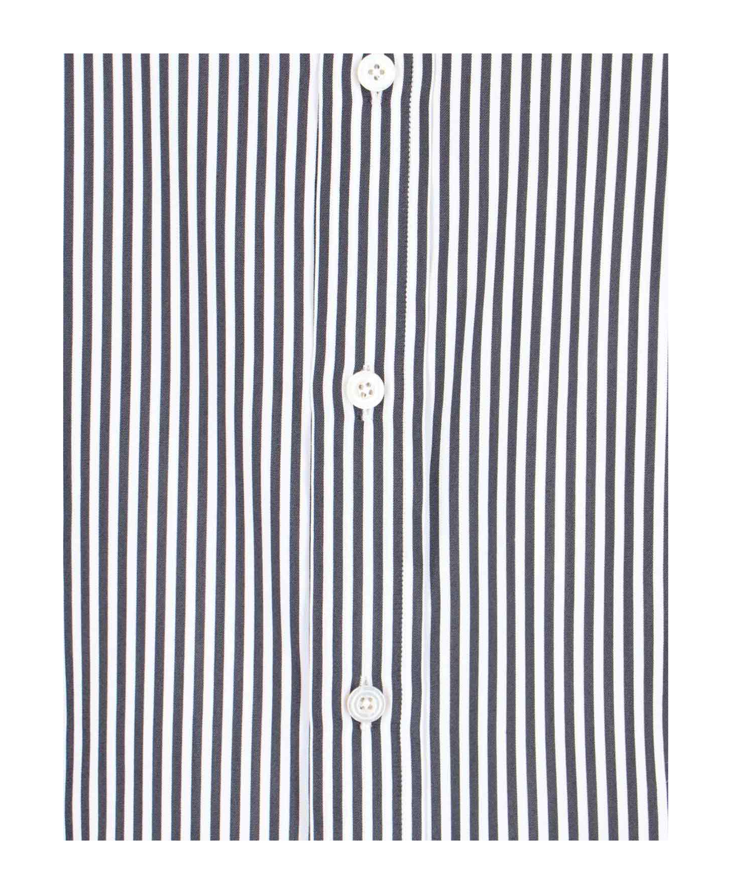 Tom Ford Striped Pattern Button-down Collar Long Sleeves Shirt