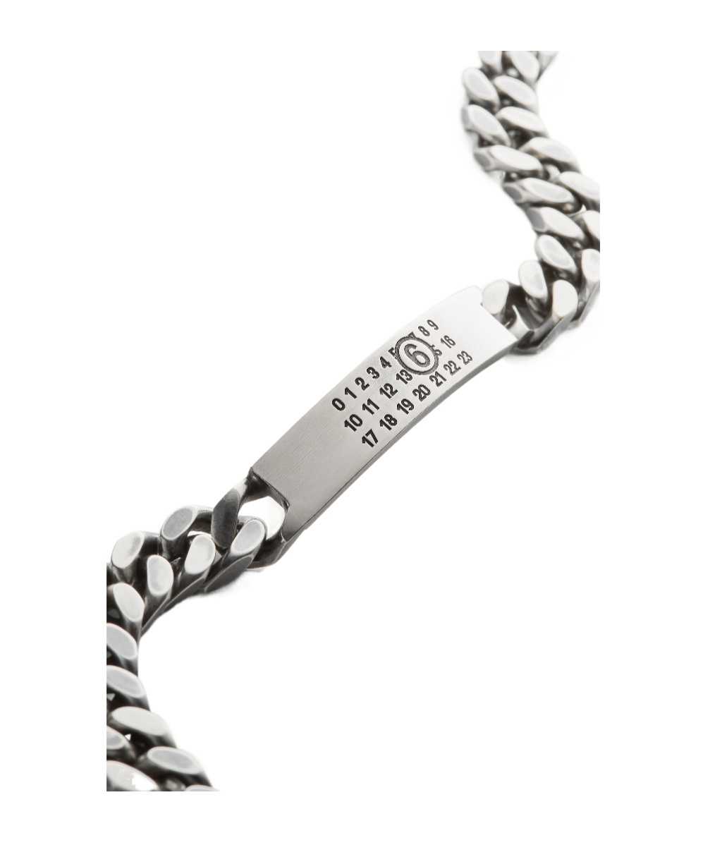 Mm6 Maison Margiela Classic Chain Bracelet In Metallic