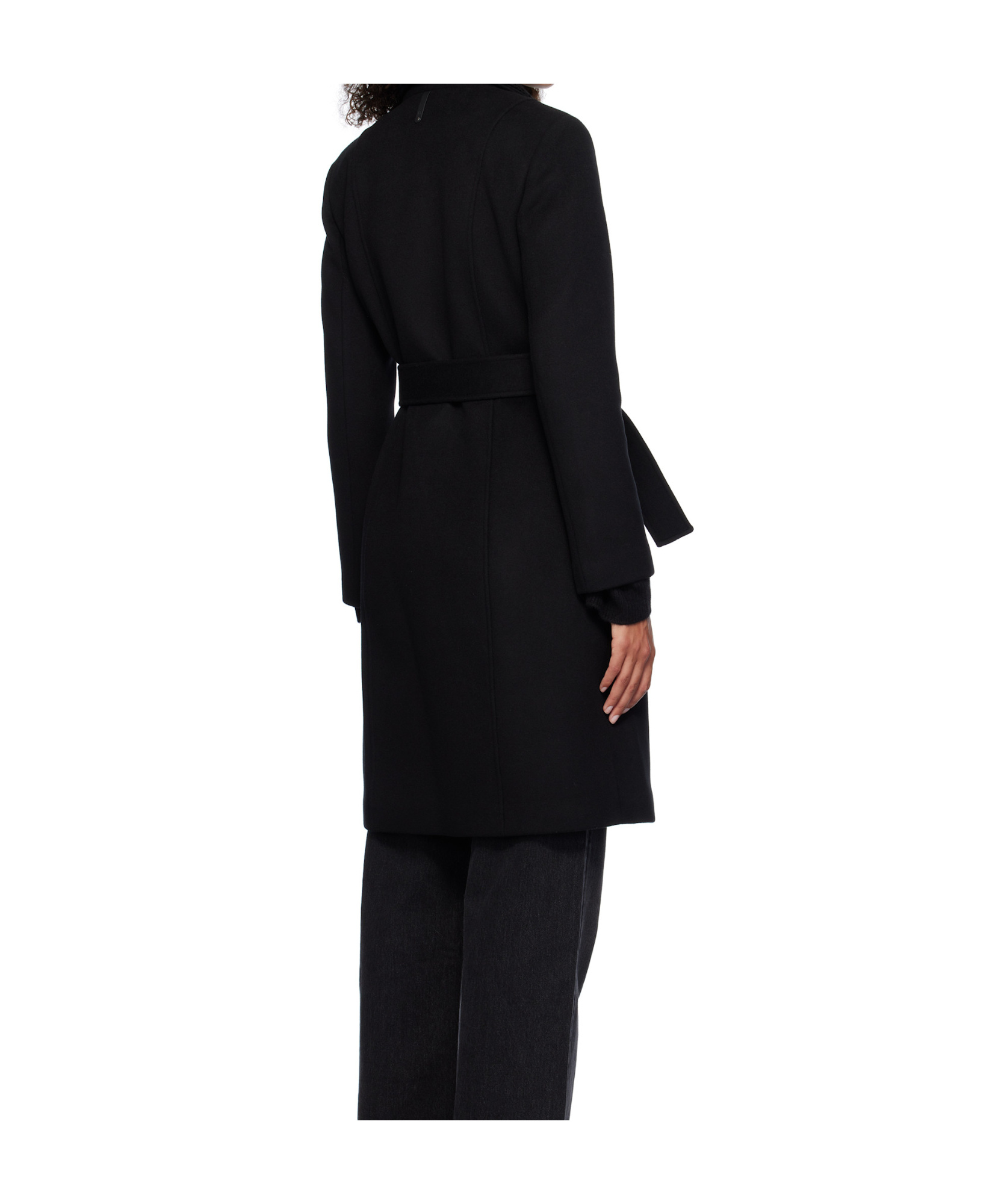Mackage Long-sleeved Coat In Black