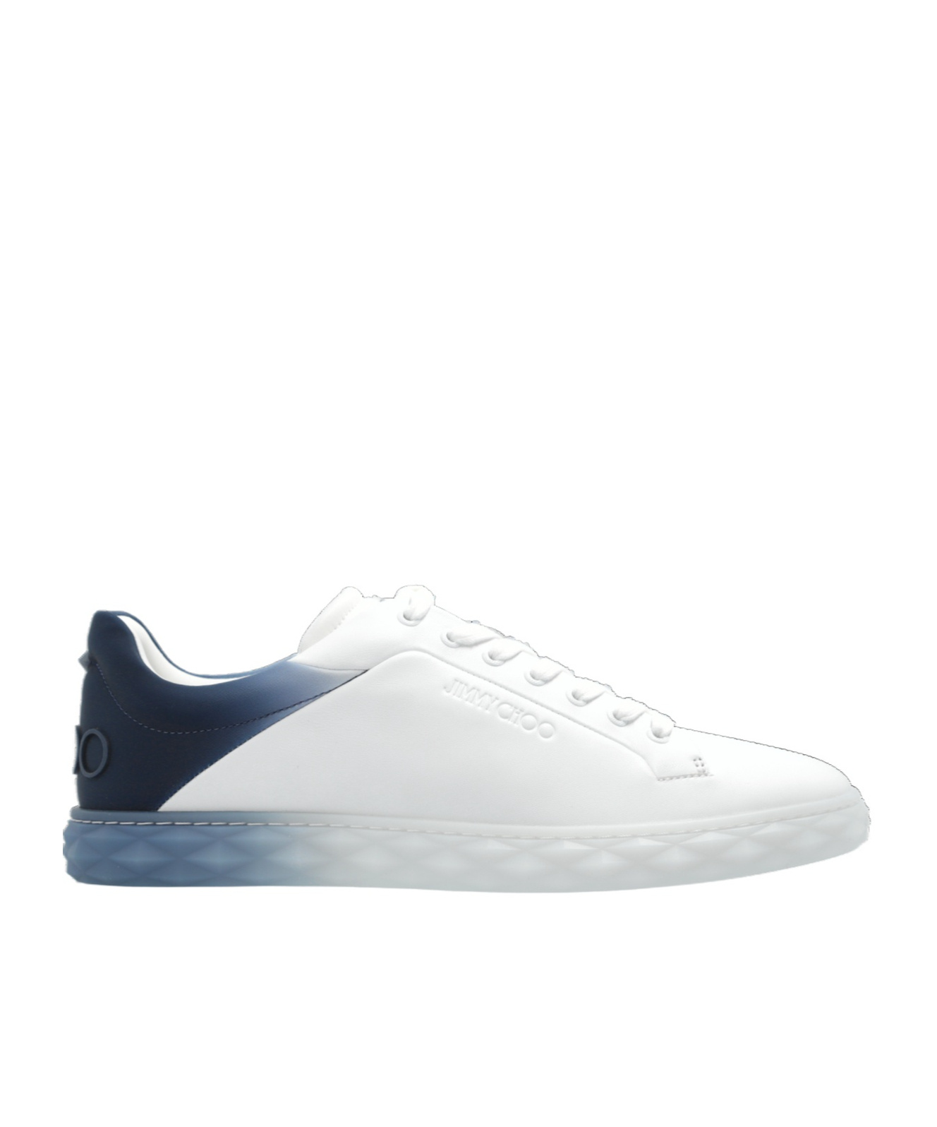 Jimmy Choo Leather Sneakers Diamond Light In White
