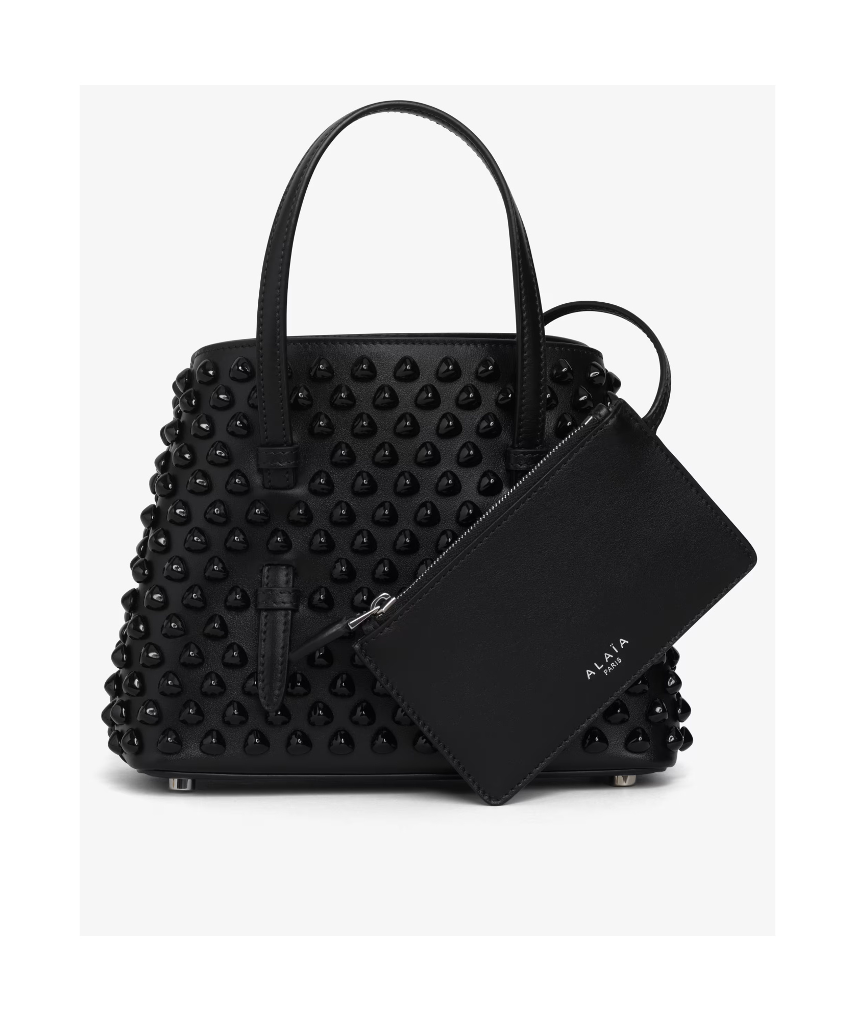 ALAÏA MINA 20 LOGO SHOULDER BAG