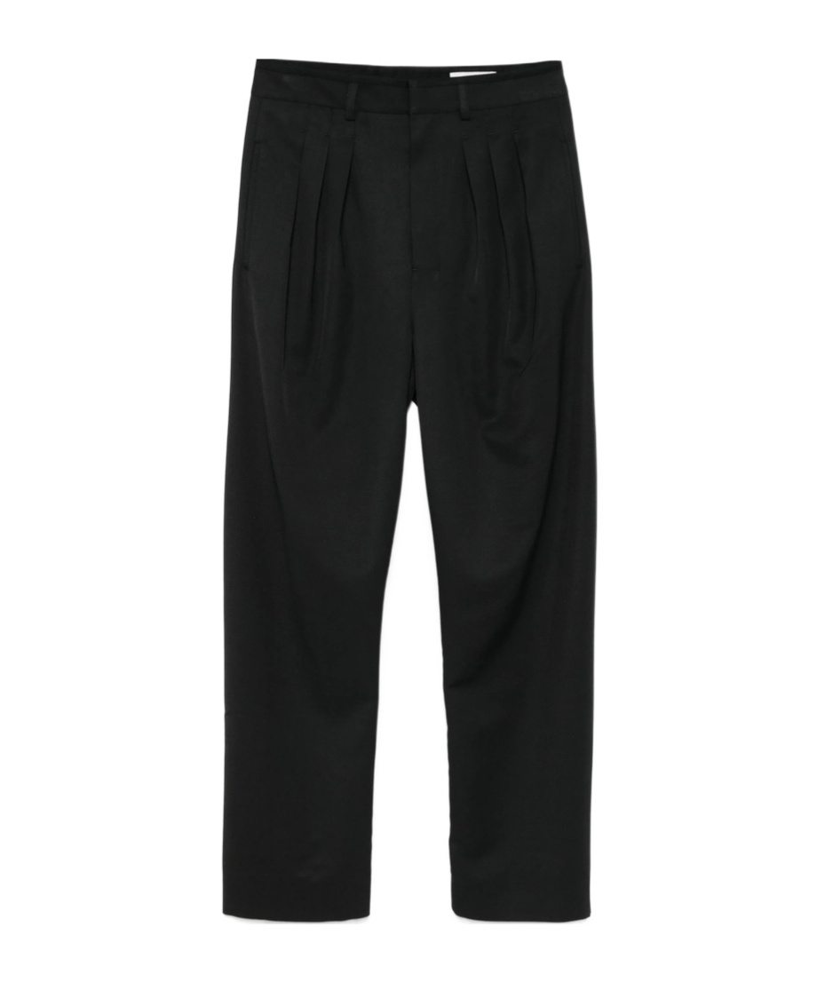 Lemaire Pleated Tailored Pants In Black