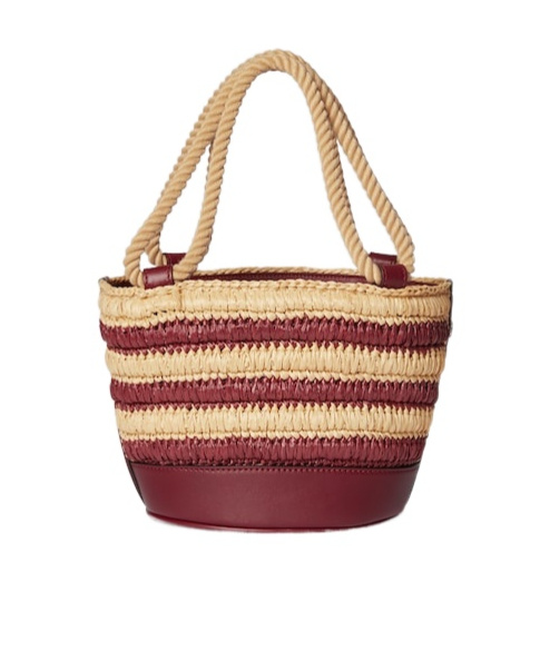 Gucci Woven Mini Bucket Bag