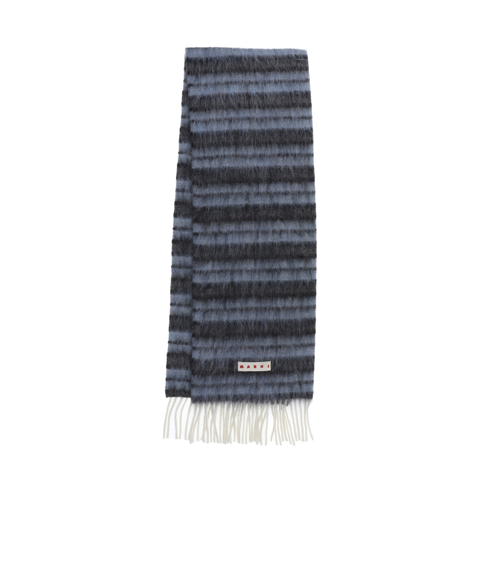 Marni Striped Scarves In Gray