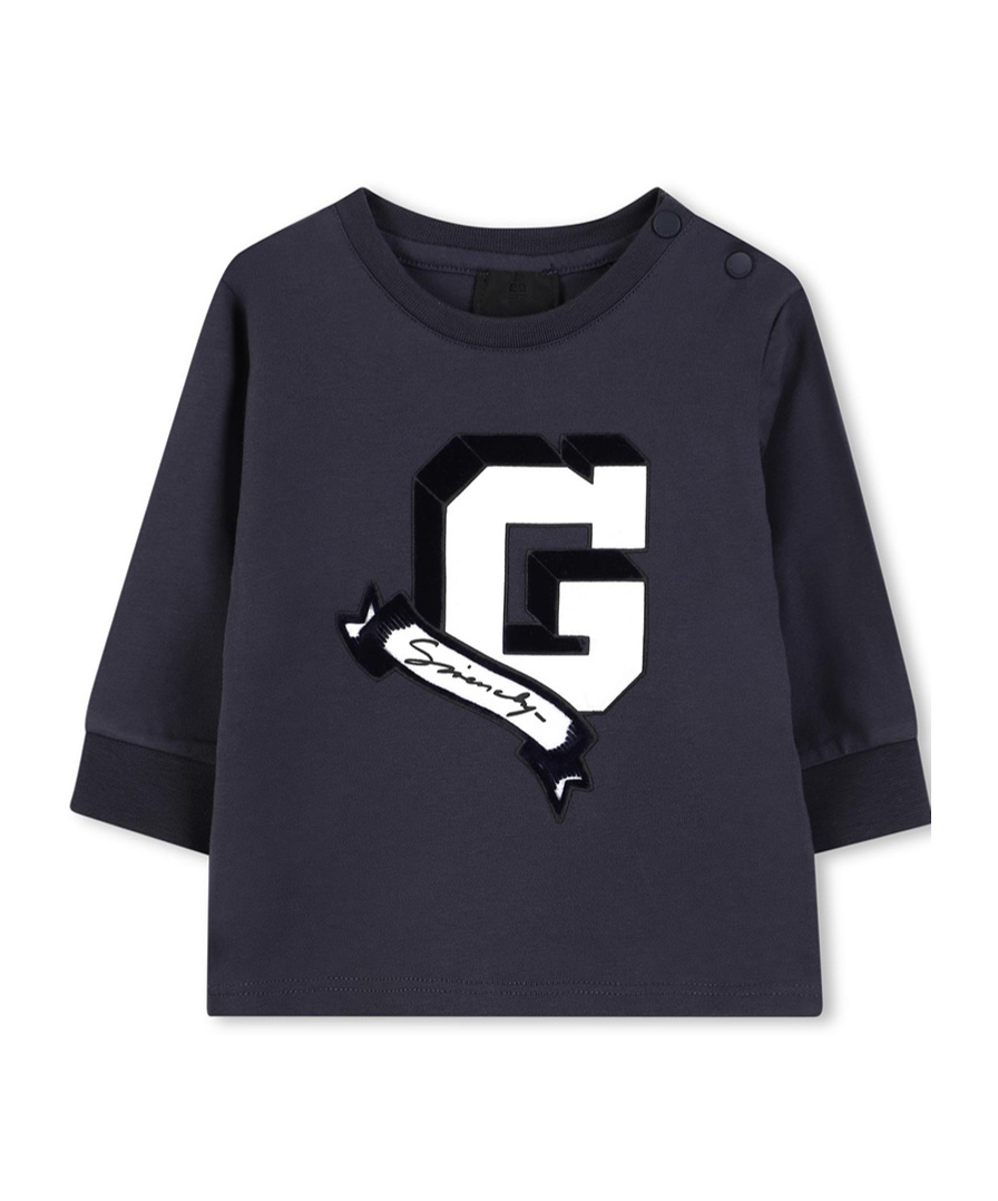 Givenchy Graphic-print Sweatshirt In Blue