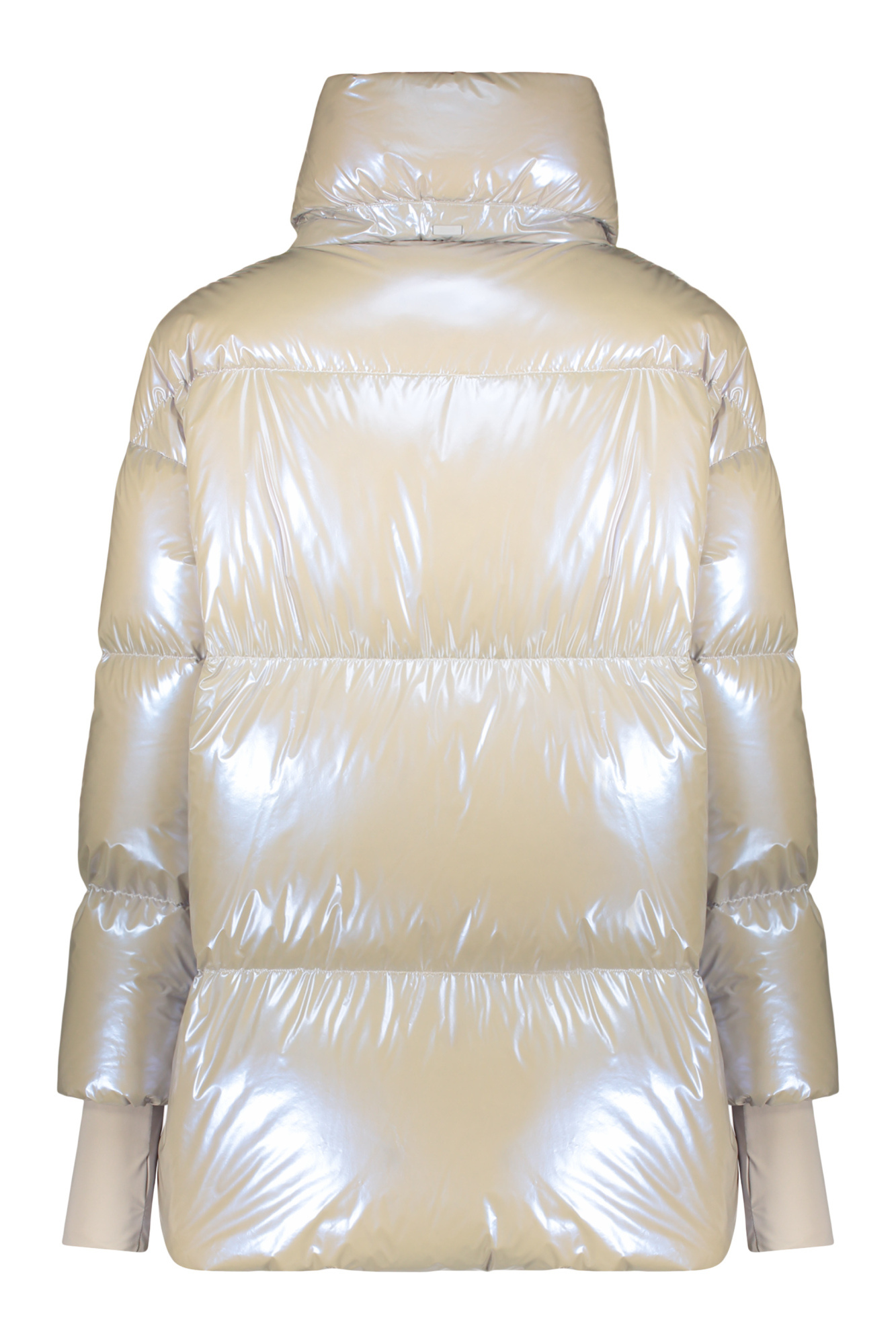 Herno Zipper Down Jacket In Neutral
