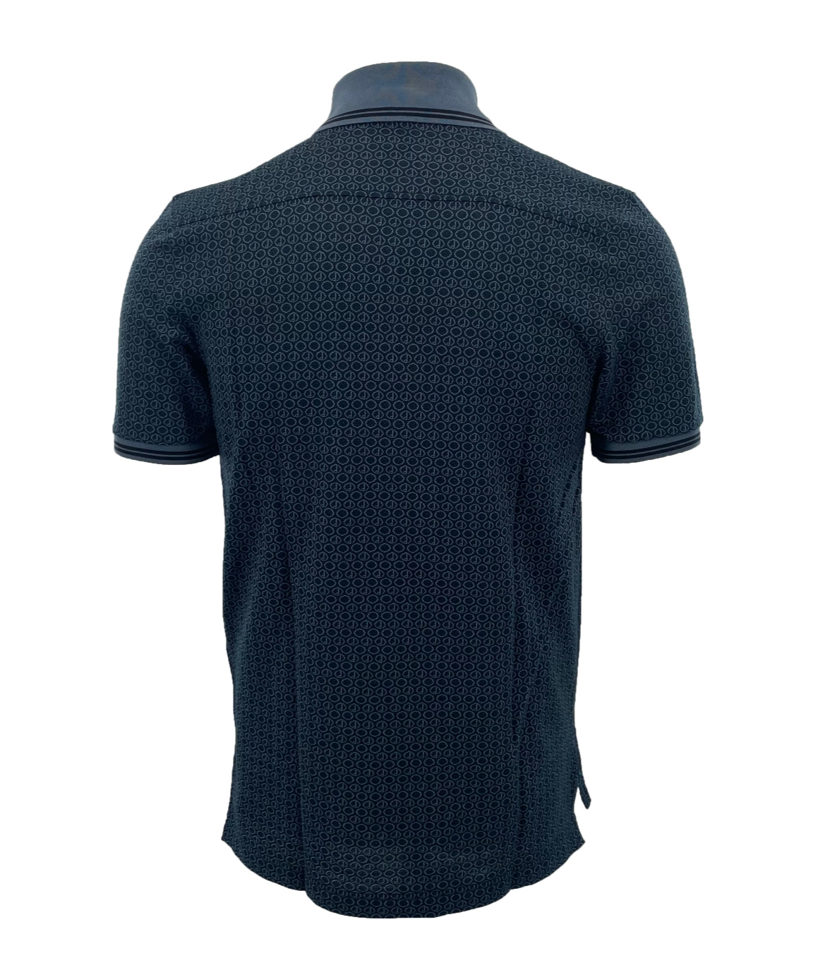 DUNHILL BUCKLE SHORT-SLEEVED POLO SHIRT 