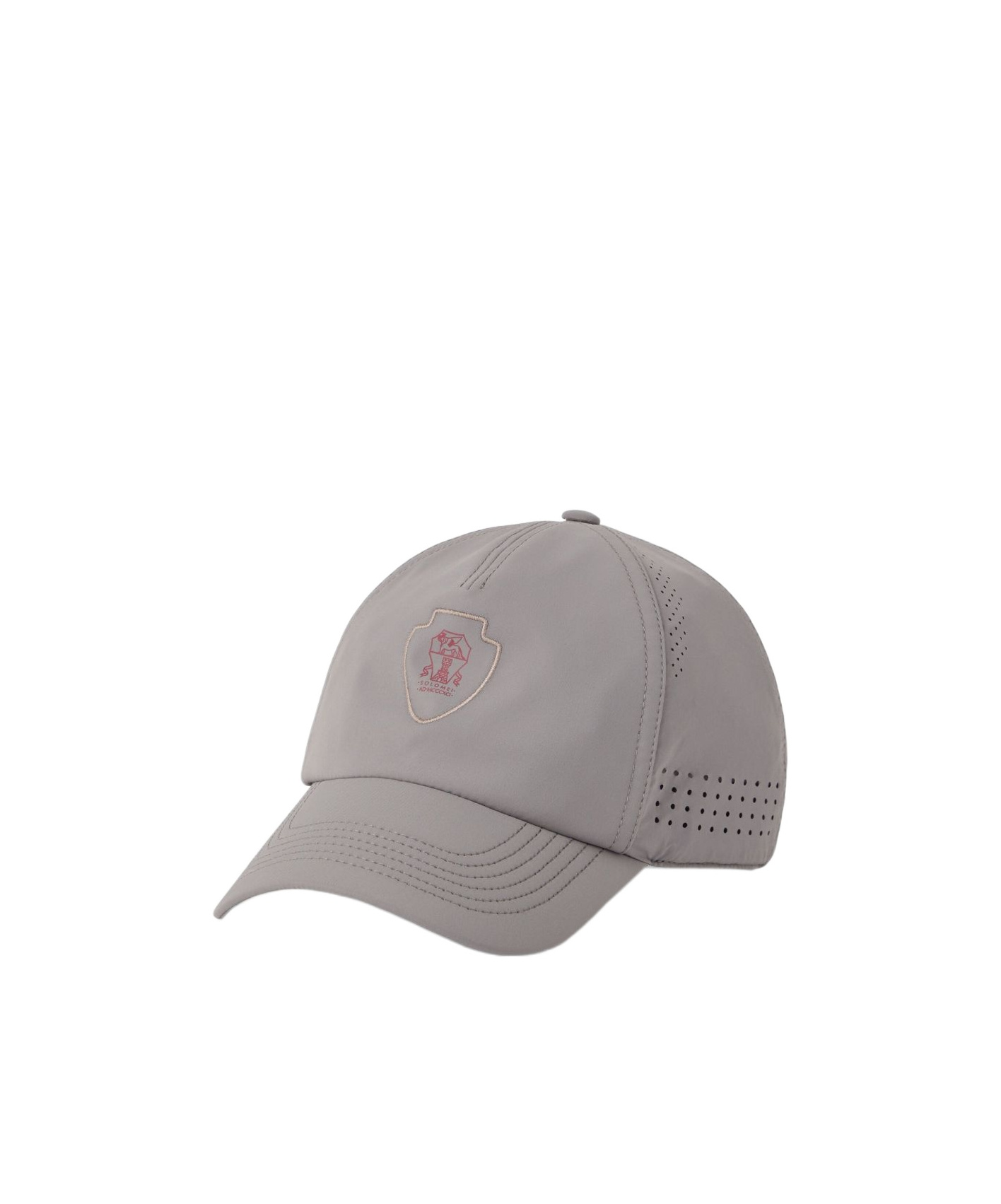 Brunello Cucinelli Baseball Cap With Logo In Gray