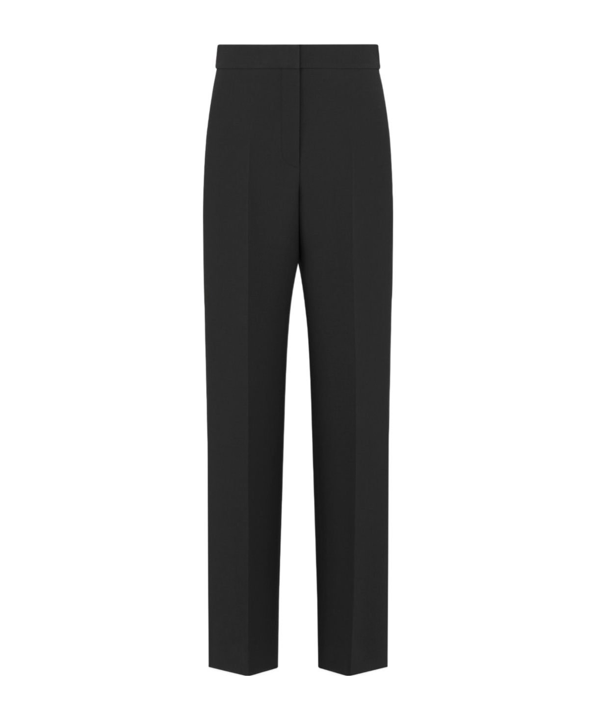 Dior Pleated Detail Casual Pants In Black