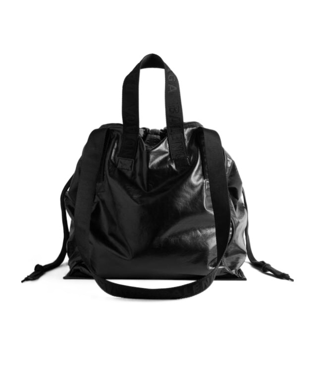 BALENCIAGA MEN'S CARGO LARGE TOTE BAG IN BLACK