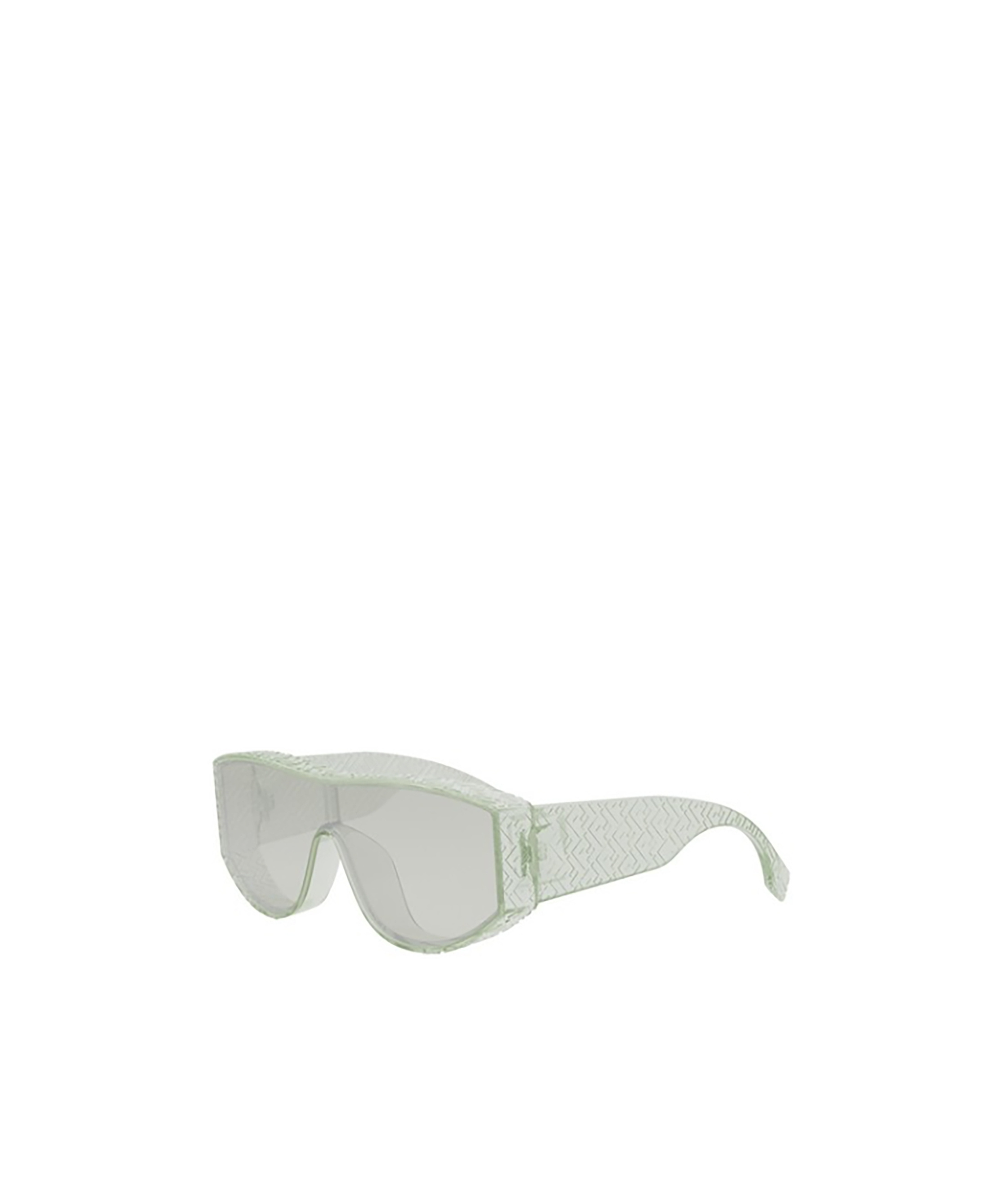 Fendi Eyewear Shield Frame Sunglasses In White