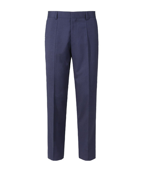 Hugo Boss Long-sleeved Blazer And Belt-loop Trouser Set In Blue