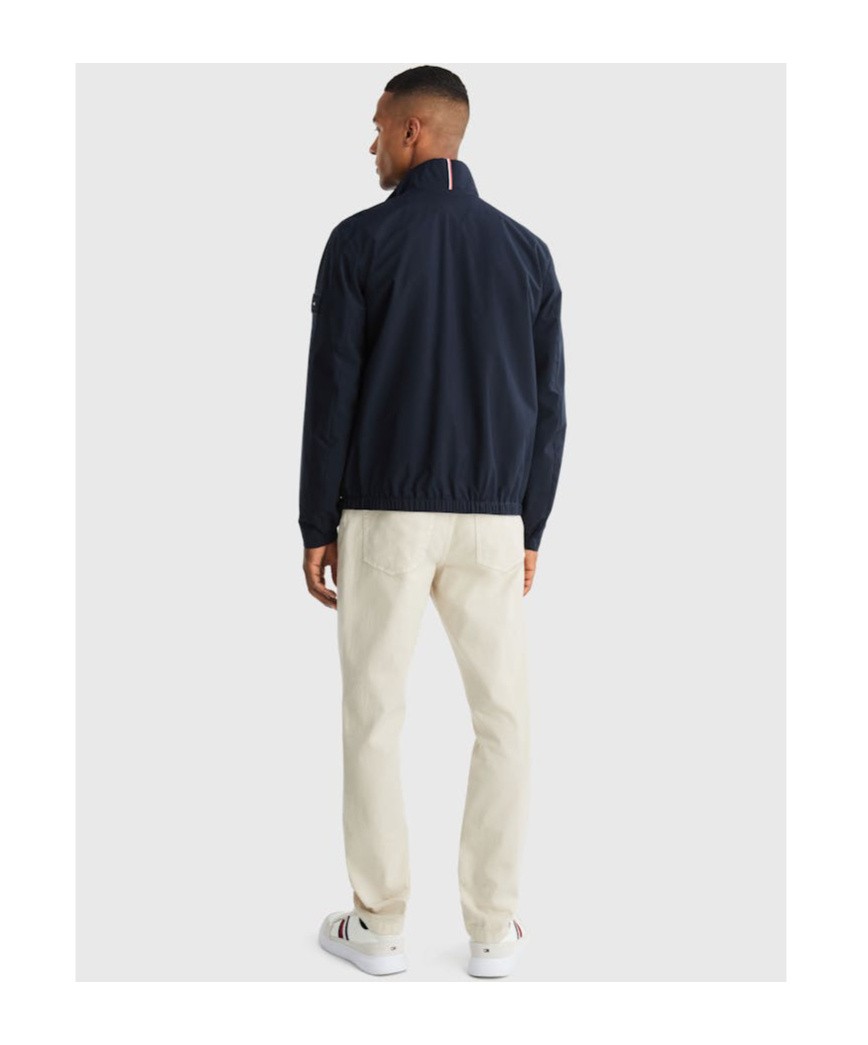 Tommy Hilfiger Logo-appliqué Lightweight Jacket In Black