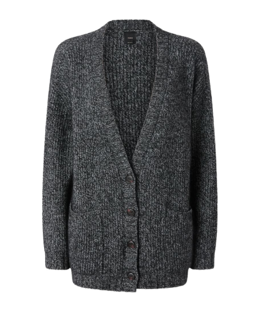 Pinko Erbaceo Cardigan In Black
