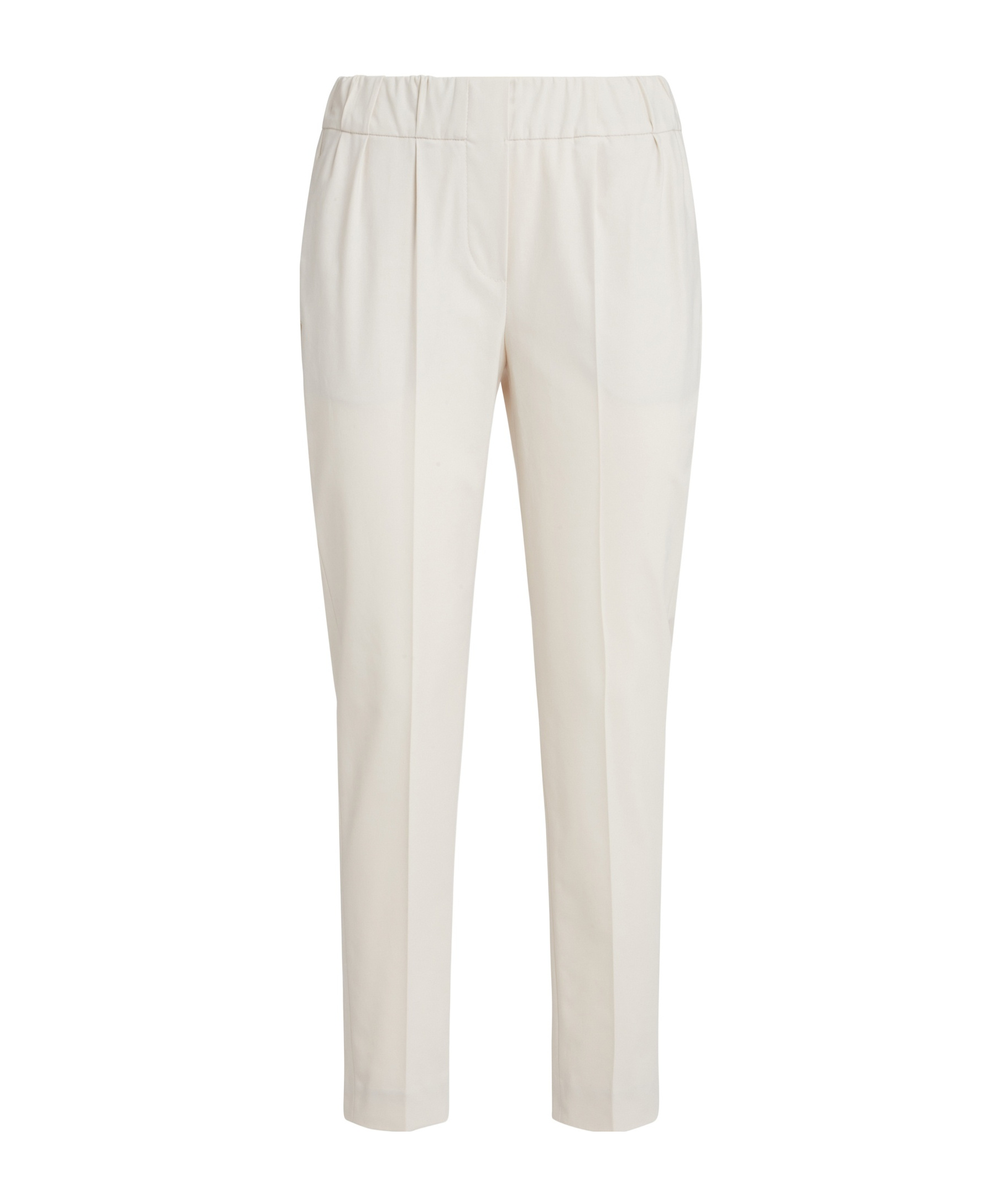 Brunello Cucinelli Loose Waist Casual Pants In White
