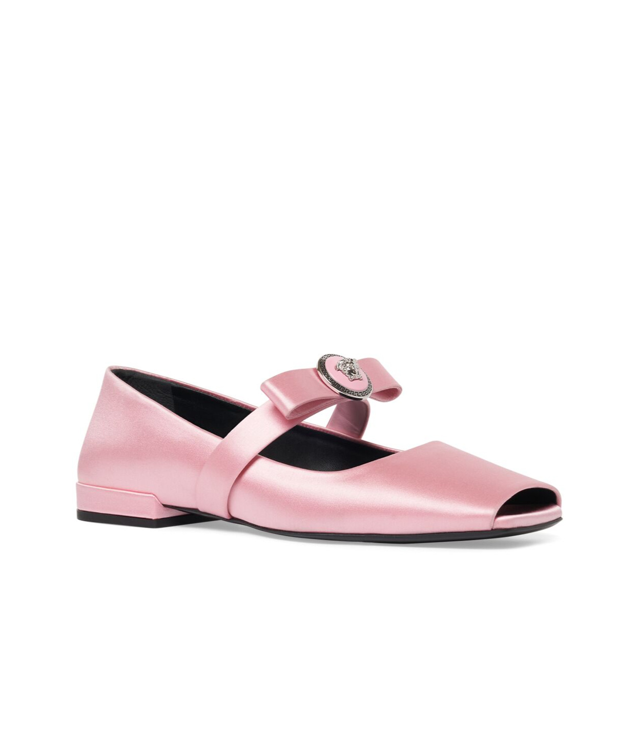 Versace Gianni Ribbon Ballerina Shoes