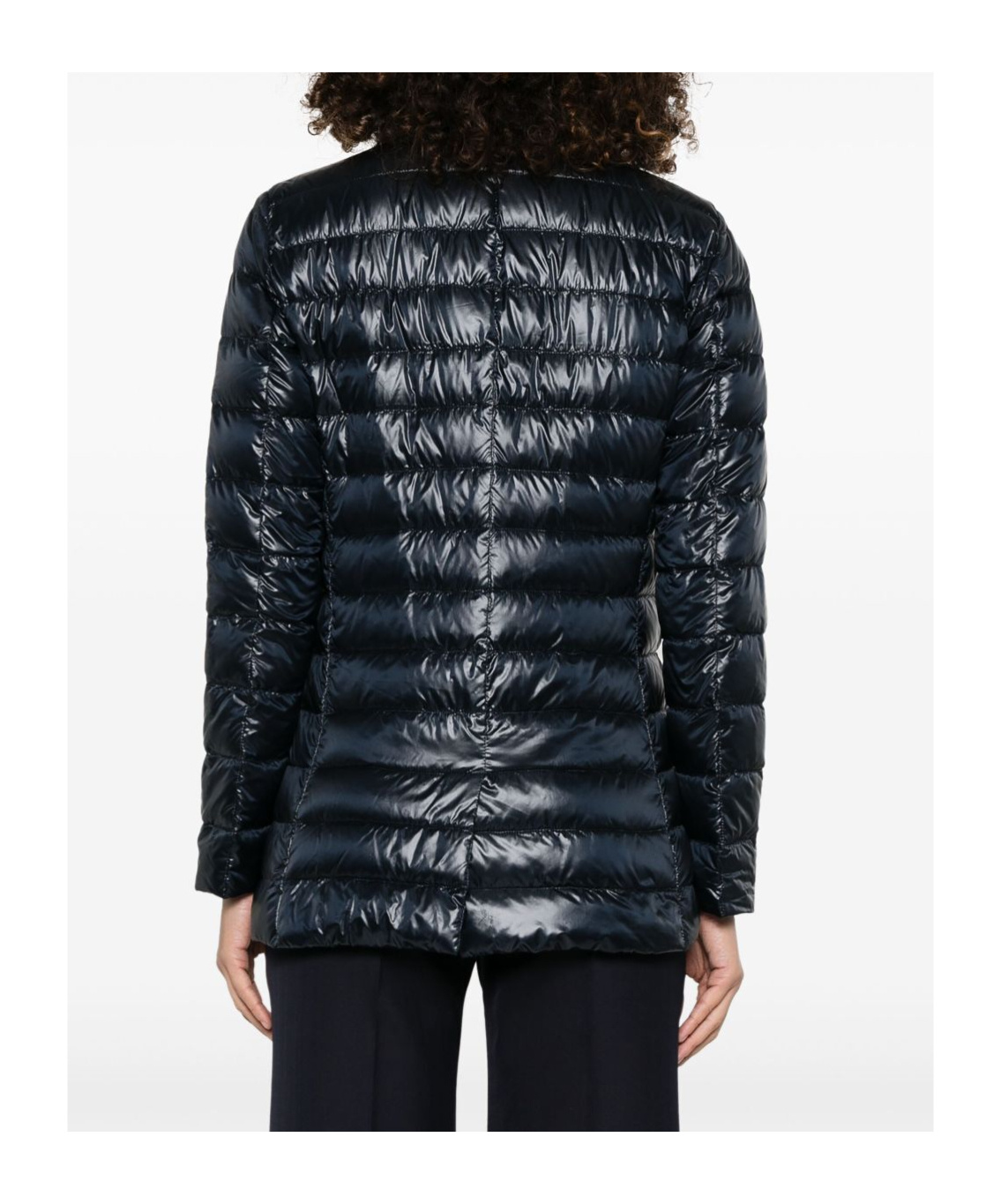 Herno Women Single-breasted Blazer In Blue
