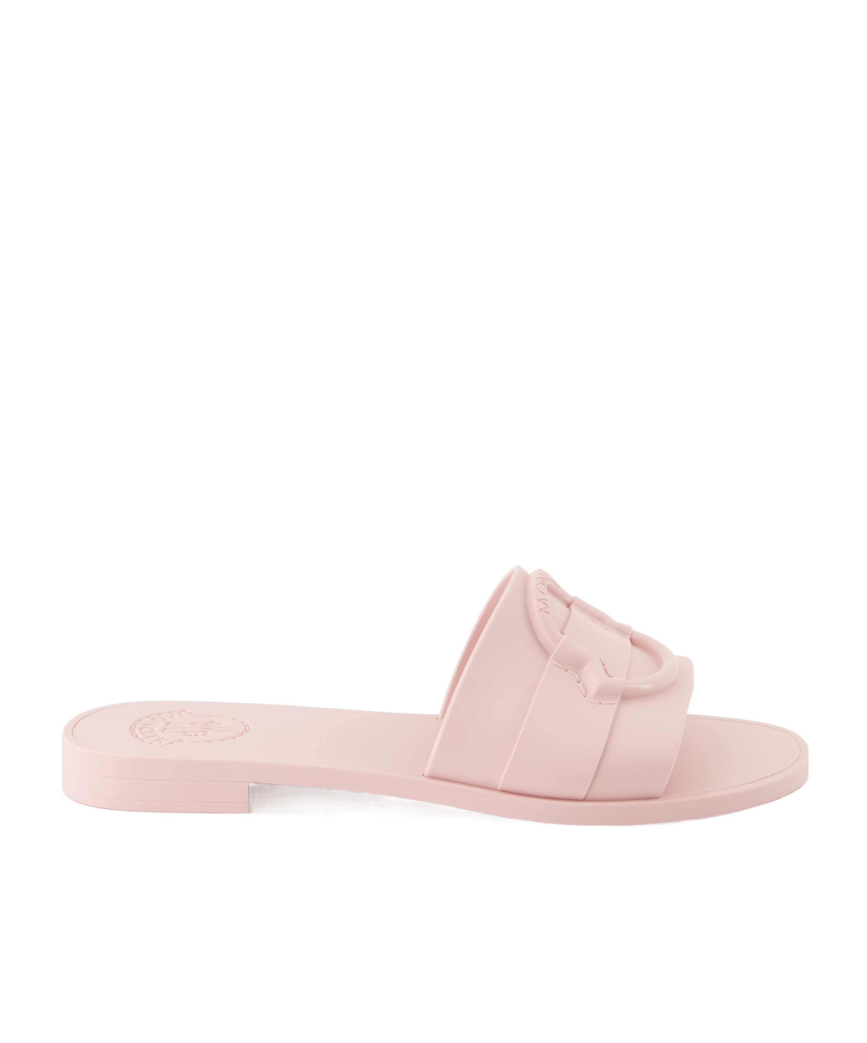 Moncler Rubber Sole Pool Slides In Pink