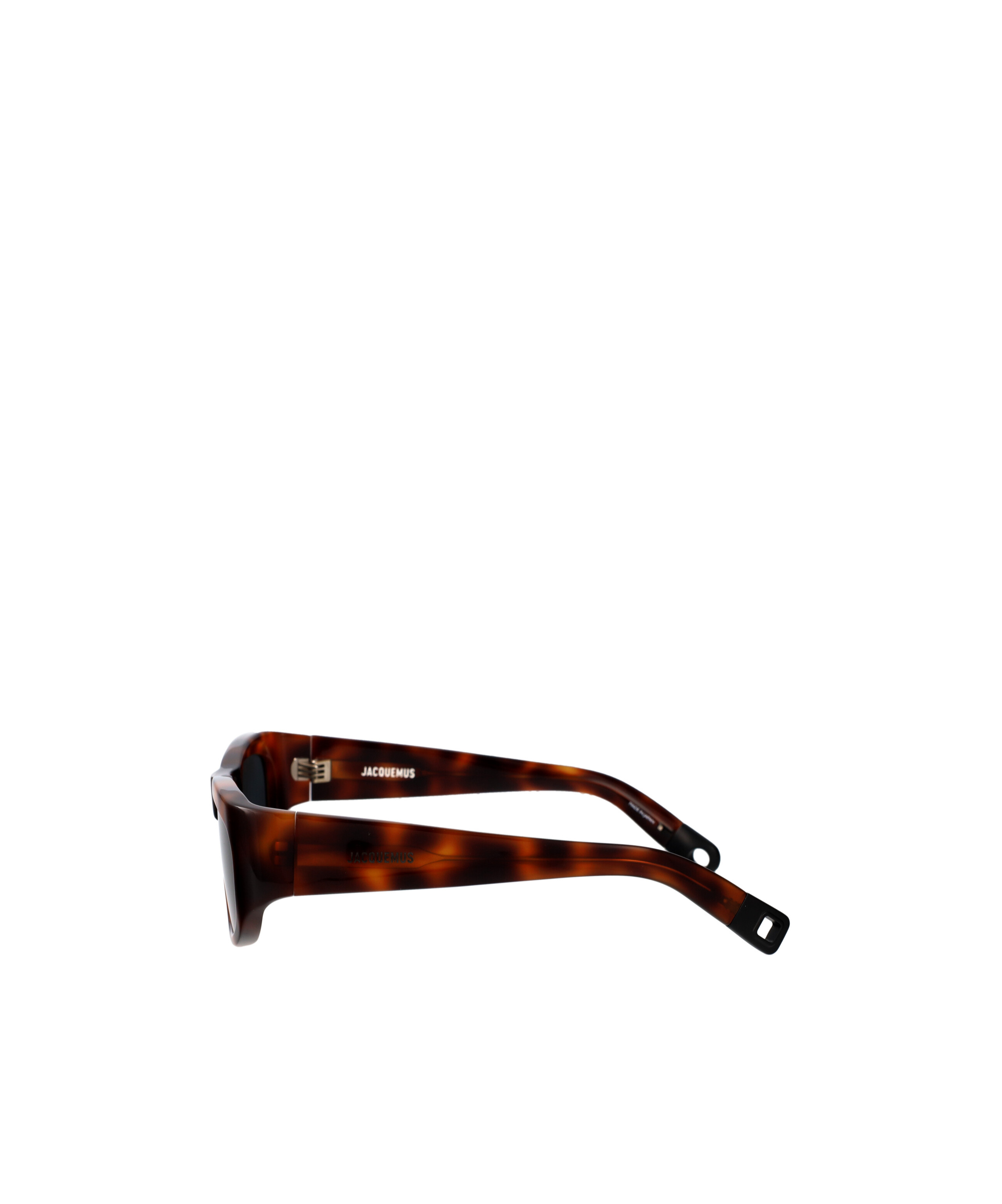 Jacquemus Rectangular Sunglasses In Black