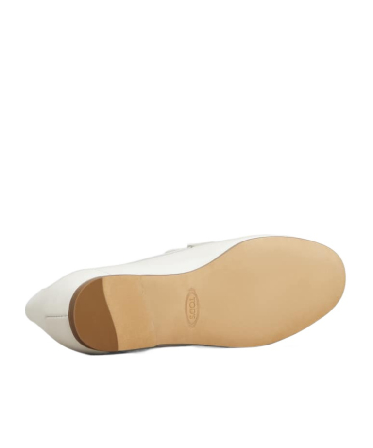Tod's Push On Loafers In White