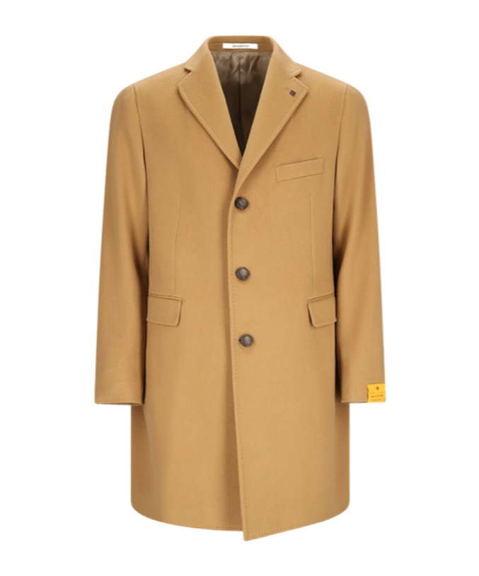 Tagliatore Single-breasted Coat In Brown