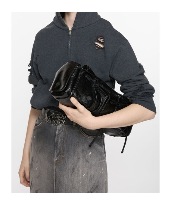 Acne Studios Multi-pocket Shoulder Bag In Black