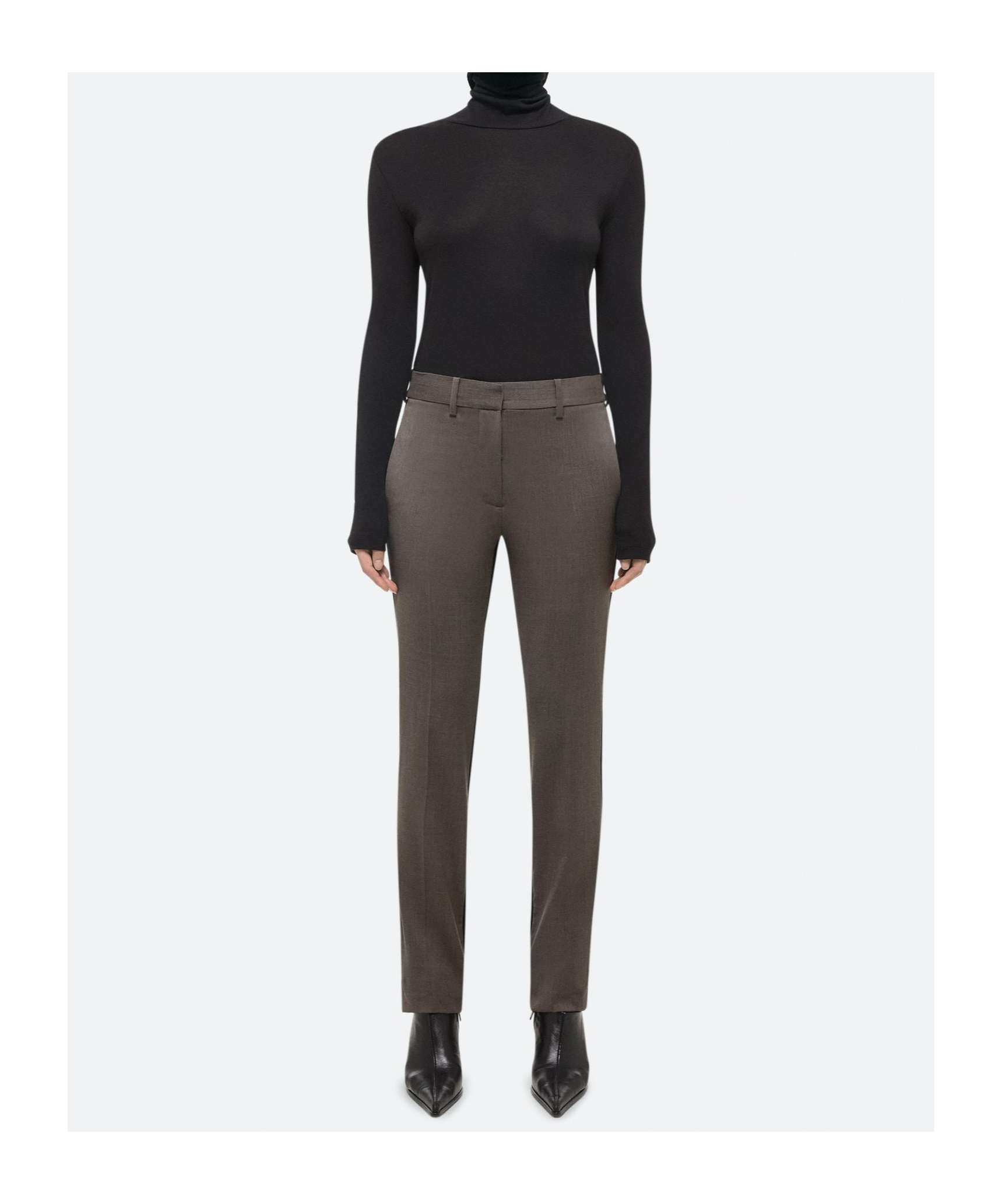 Helmut Lang Women's Combo Slim Suiting Pants In Black