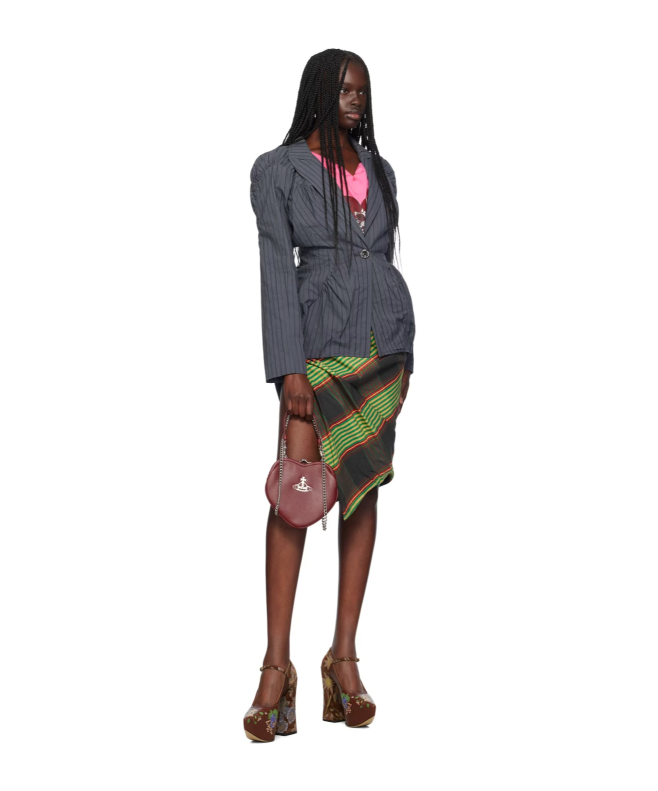 VIVIENNE WESTWOOD CLOUD STRIPED BLAZER