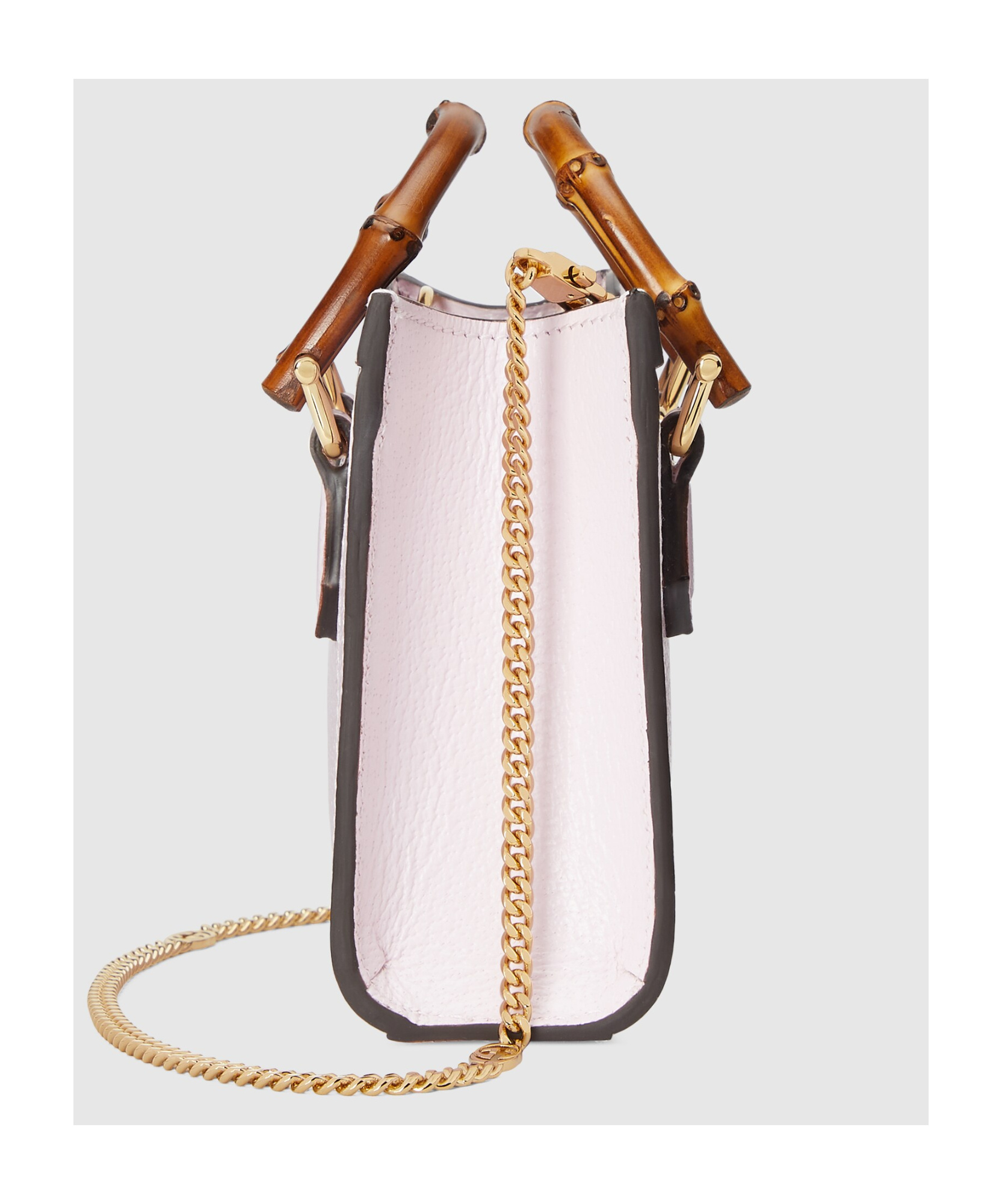 Gucci Diana Leather Mini Bag In White